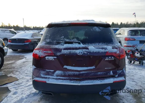 2012 Acura Mdx Technology Package из США, поврежденный, VIN 2HNYD2H45CH525995